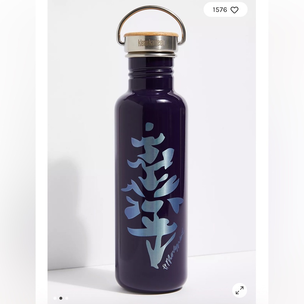 NEW Klean Kanteen x Free People FP Movement Stainless Steel Water Bottle